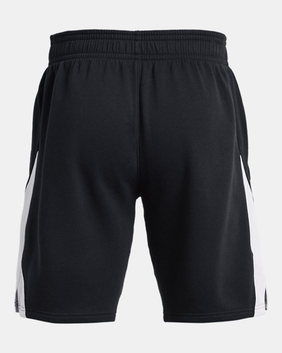 Men's Curry Splash Fleece Shorts, Black, pdpMainDesktop image number 2